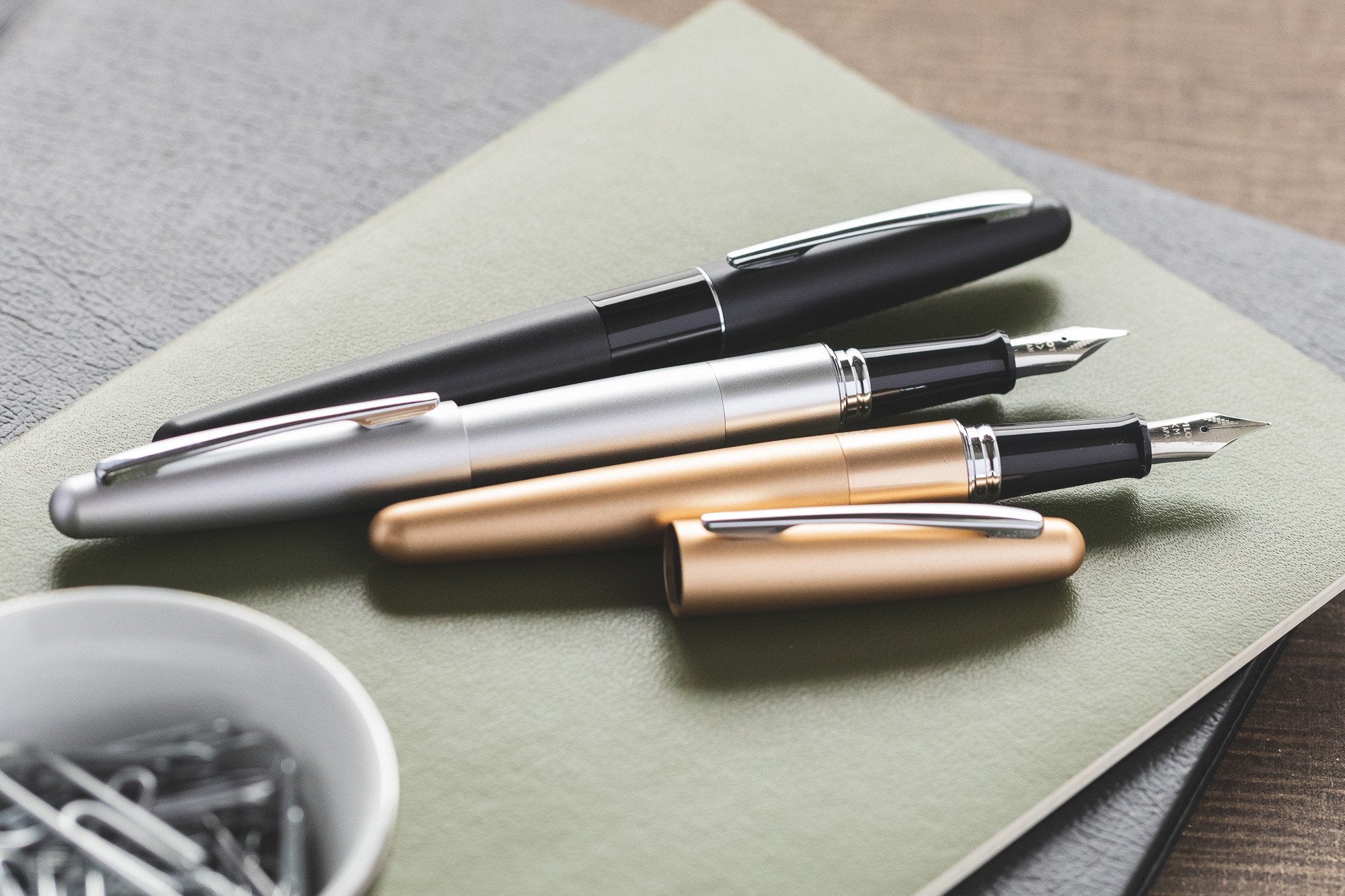 Pilot Metropolitan Fountain Pen - Silver Plain