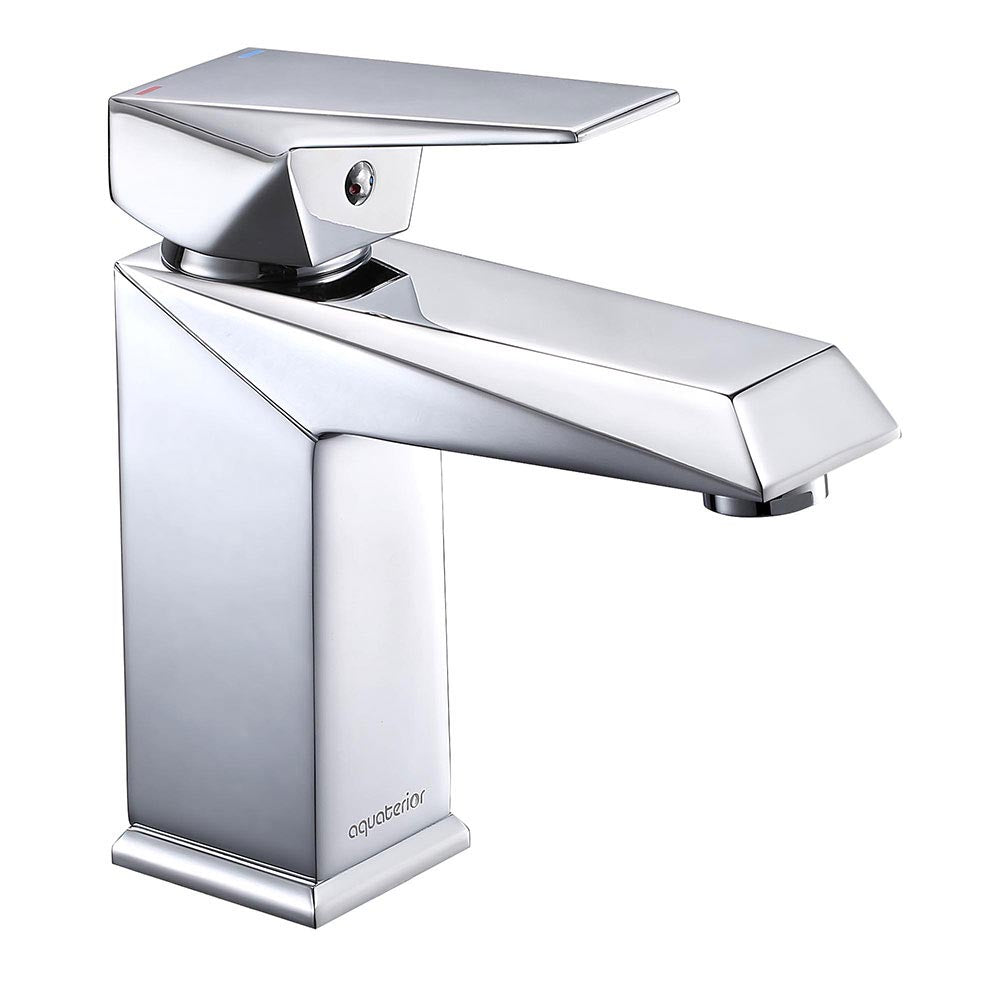 Aquaterior Single Handle Bathroom Faucet Cold Hot 7H