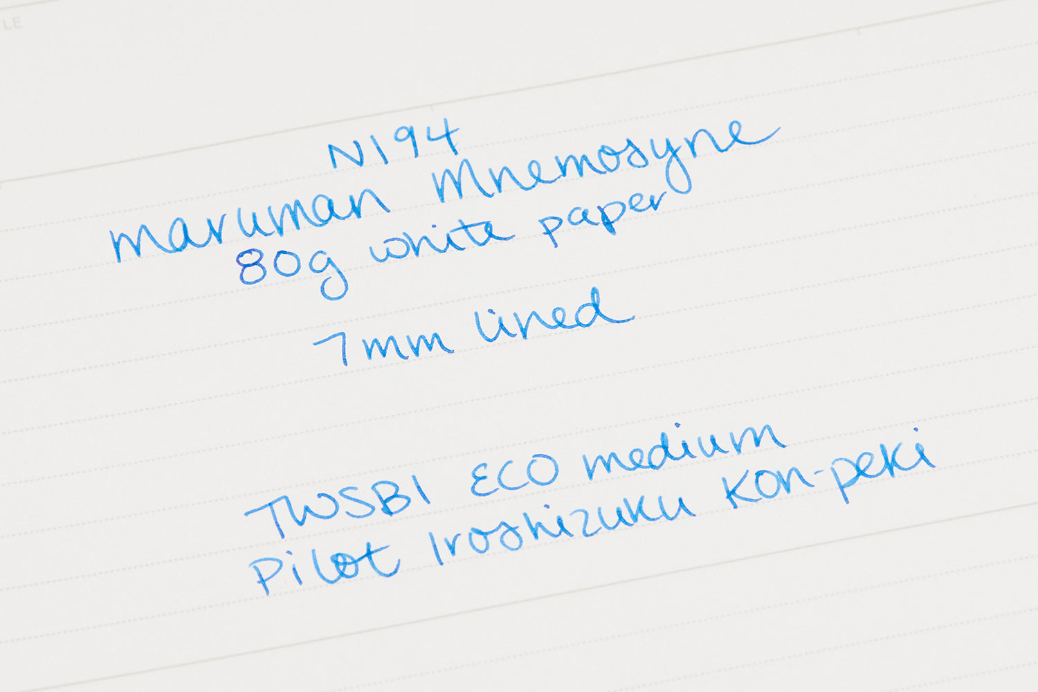 Maruman Mnemosyne N194 B5 Notebook - Lined