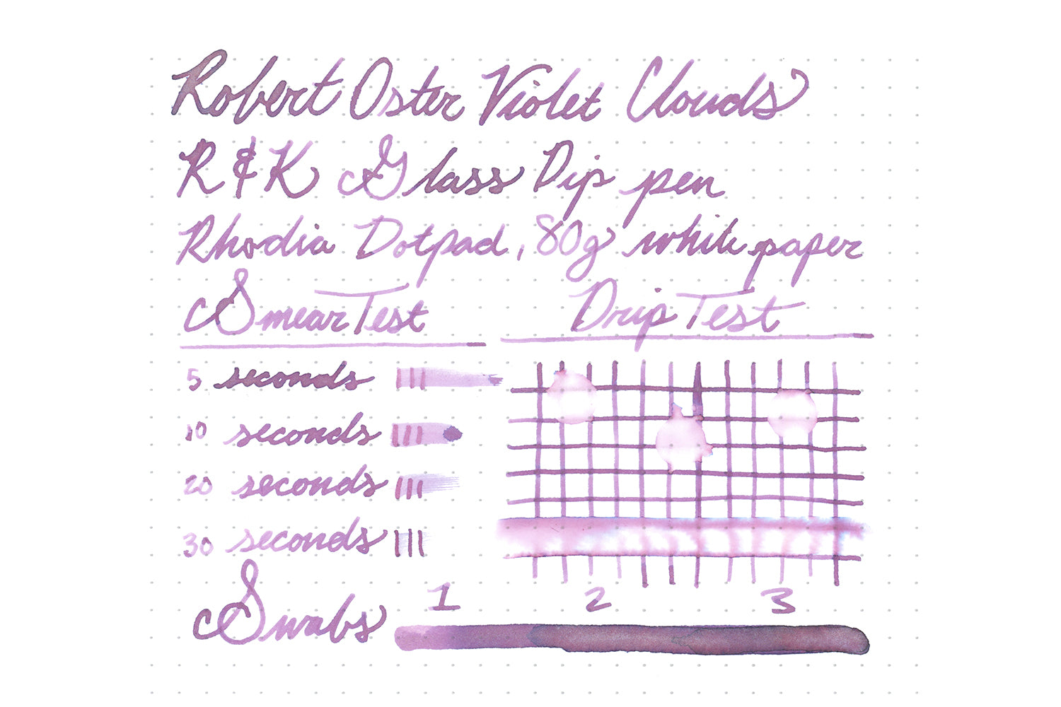 Robert Oster Violet Clouds - 50ml Bottled Ink