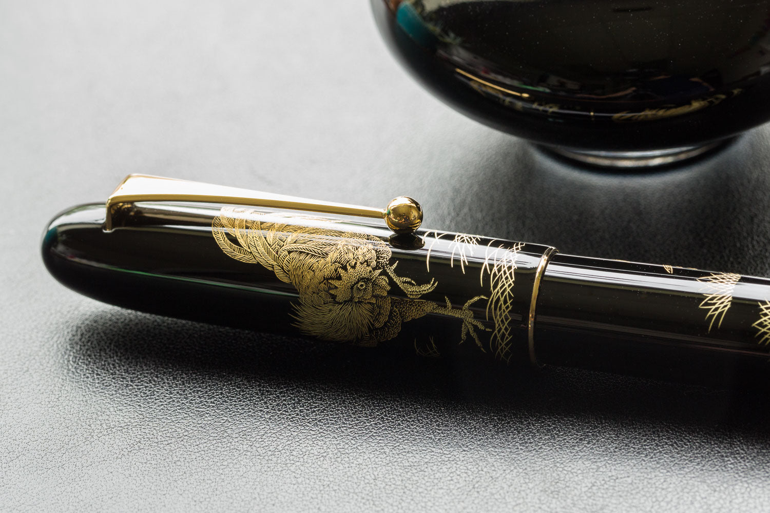 Namiki Chinkin Fountain Pen - Rooster