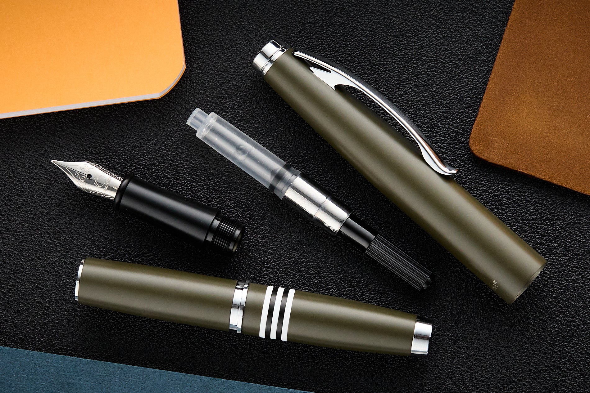 Monteverde Dakota Fountain Pen - Military Green