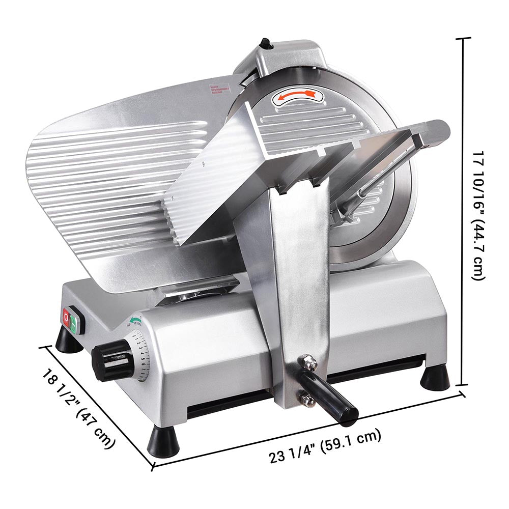 Yescom 12 Heavy Duty Meat Slicer Professional Food Slicer