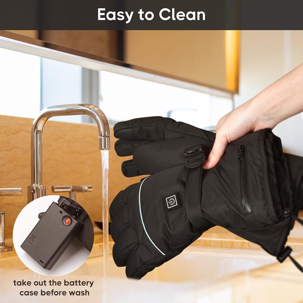 Yescom Electric Heated Gloves Touchscreen Battery Powered