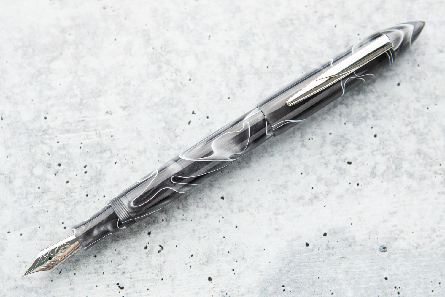 Edison Premiere Fountain Pen - Smoke and Mirrors