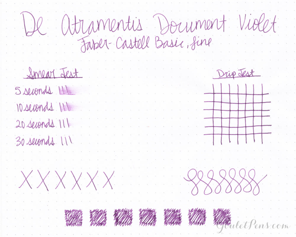 De Atramentis Document Ink Violet - 45ml Bottled Ink