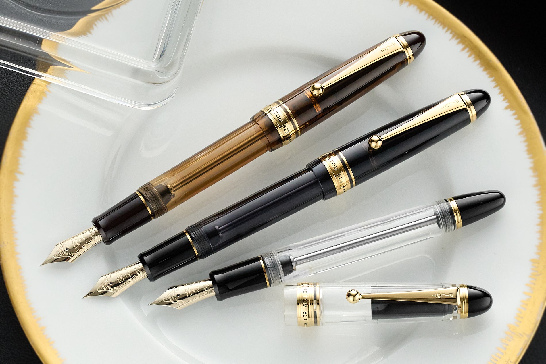 Pilot Custom 823 Fountain Pen - Amber