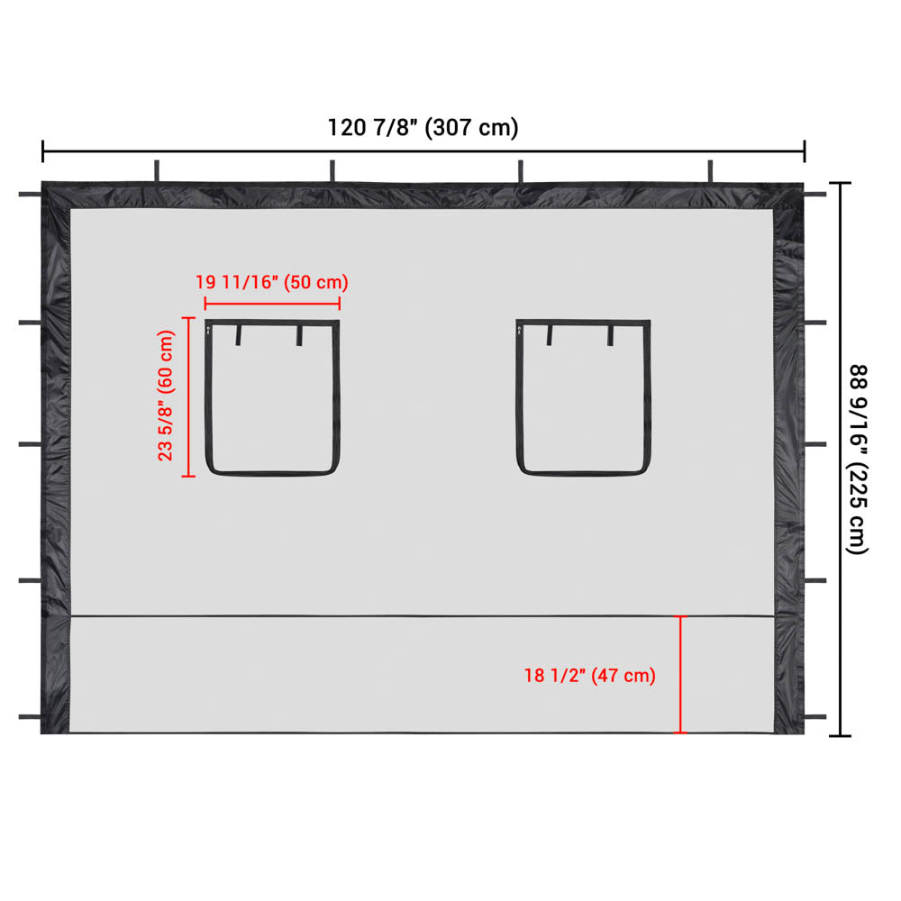 Yescom 10x10 Pop Up Canopy Netting Mesh Sidewalls