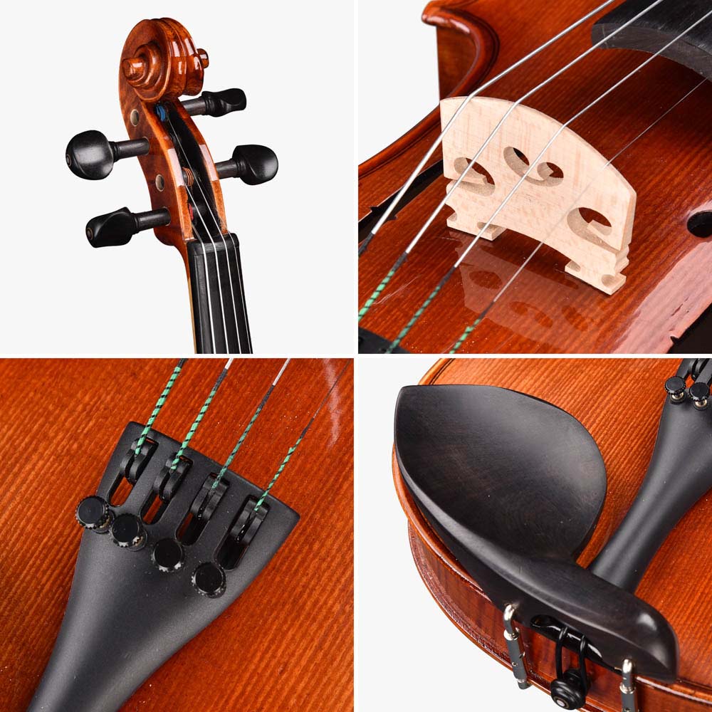 Yescom BV250 4/4 Advanced Full Size Violin w/ Bow Case Outfit Set