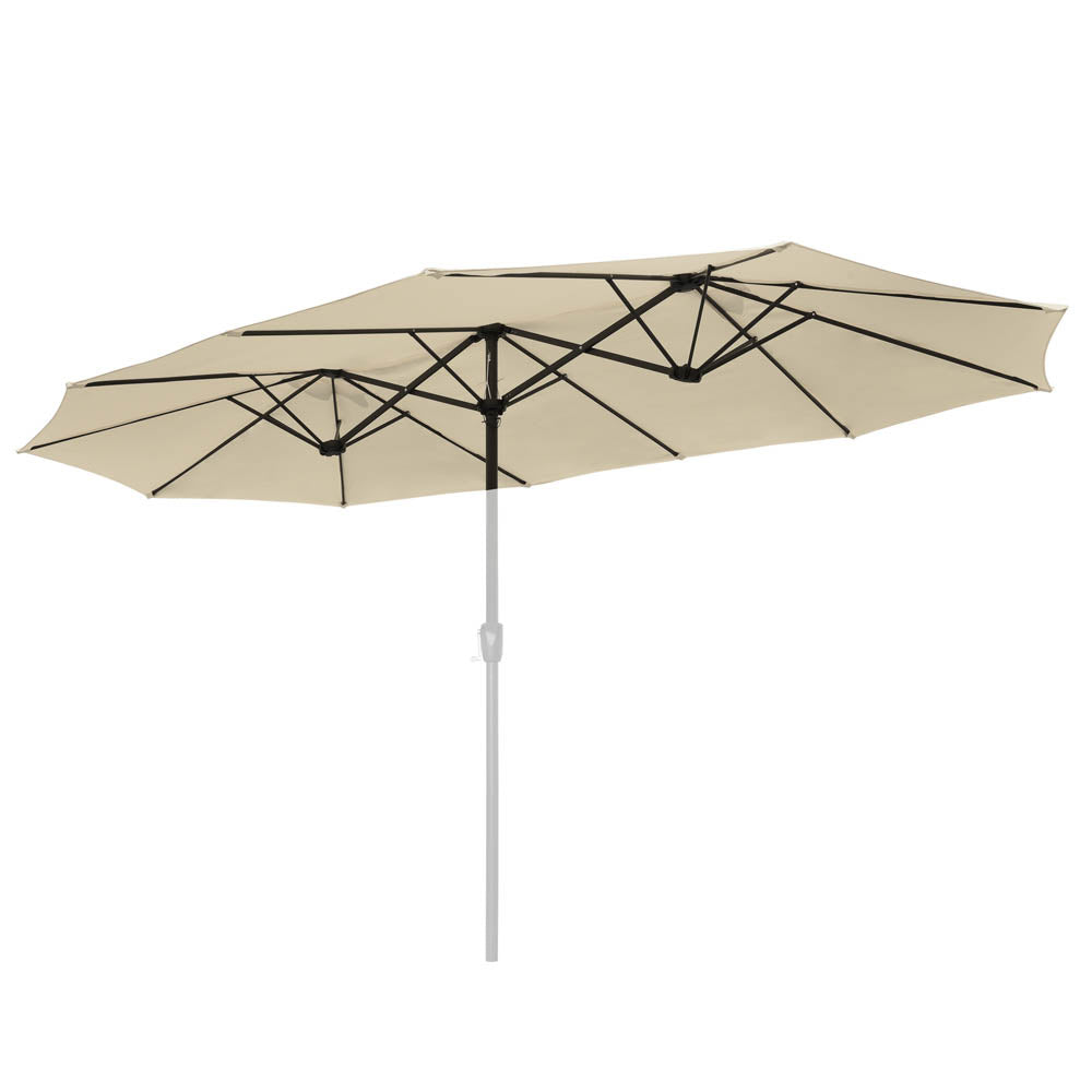 Yescom Umbrella Replacement Canopy 15x9ft 12-Rib Rectangle