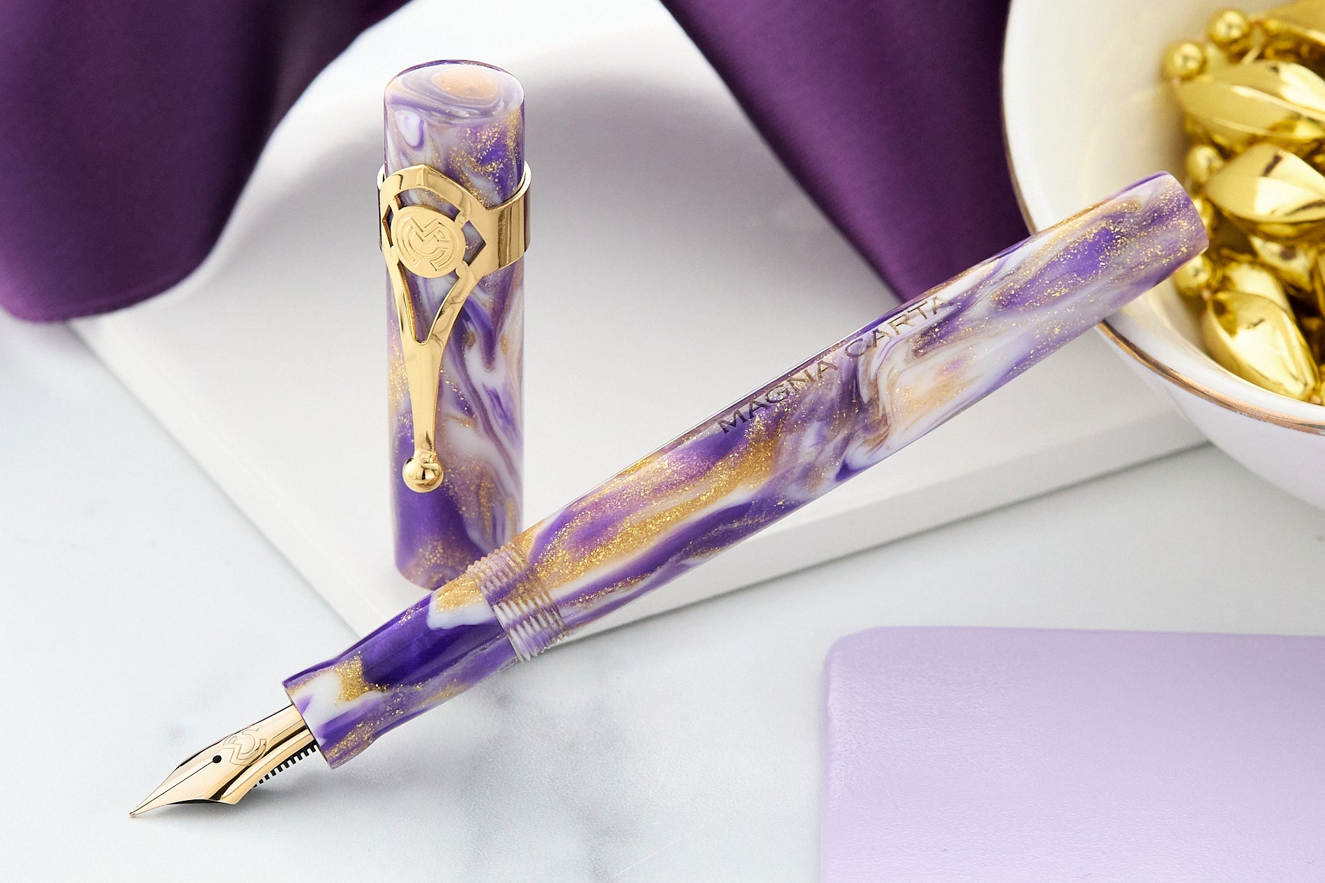 Magna Carta Mag 500 Fountain Pen - Lilac Gold (Special Edition)