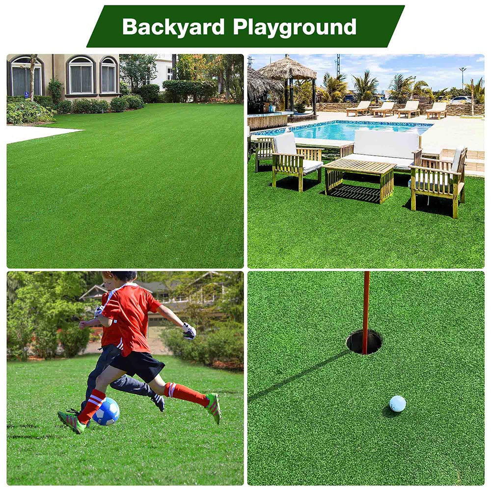 Yescom Artificial Grass Turf Synthetic Grass Carpet Mat Patio 65'x5'