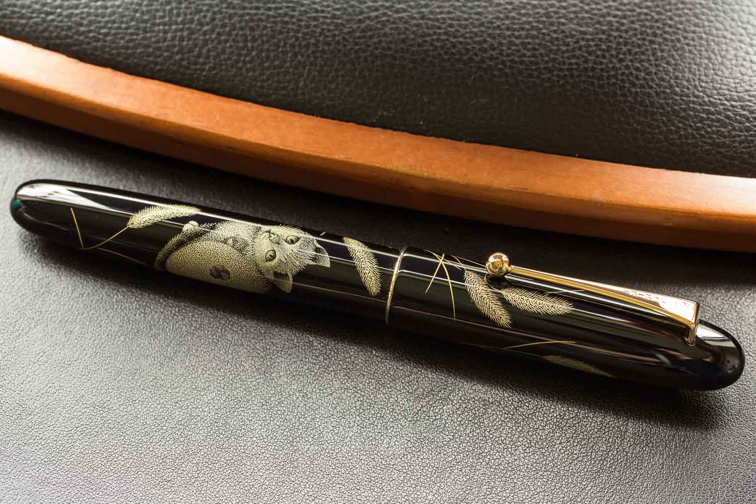 Namiki Chinkin Fountain Pen - Cat