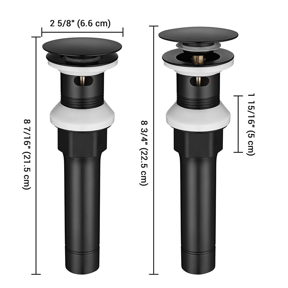 Yescom 1 5/8 Overflow Pop Up Sink Drain