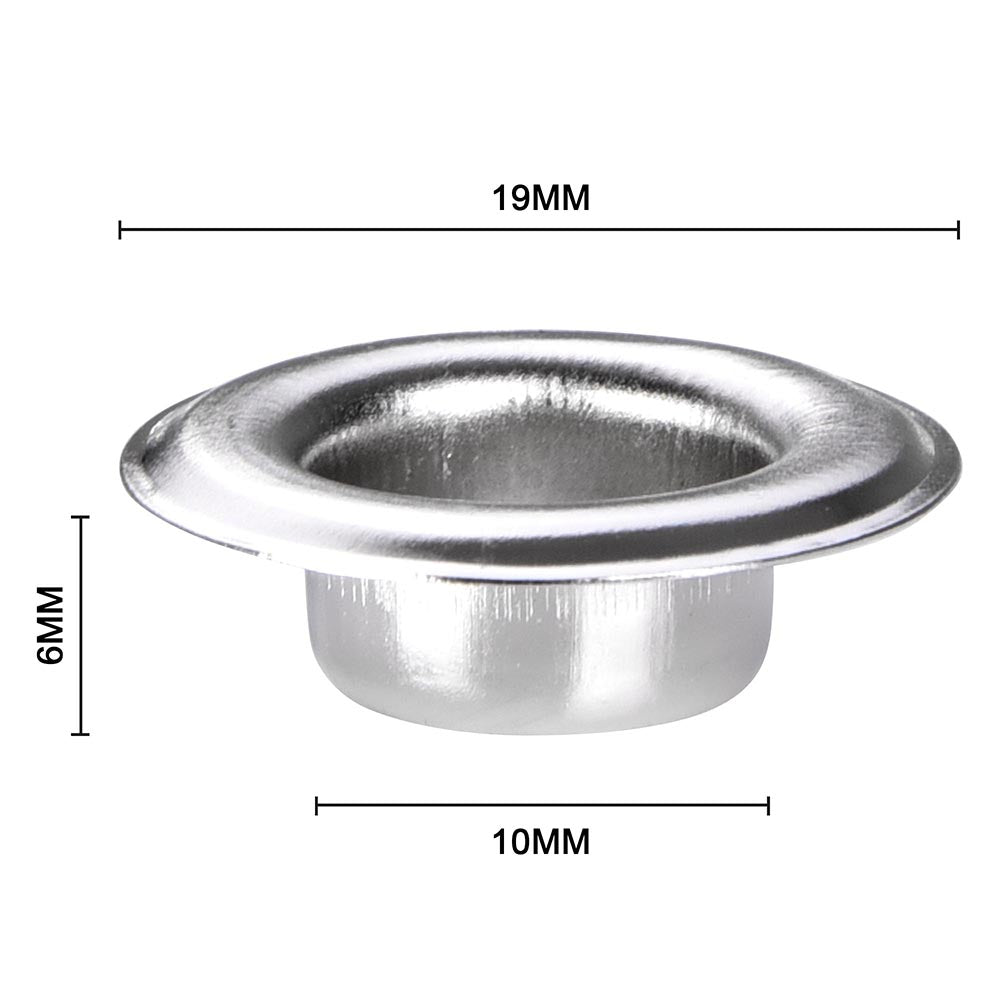 Yescom #2 Grommet 1000x 3/8 for Semi-Auto, Pneumatic & Full-Auto Machine