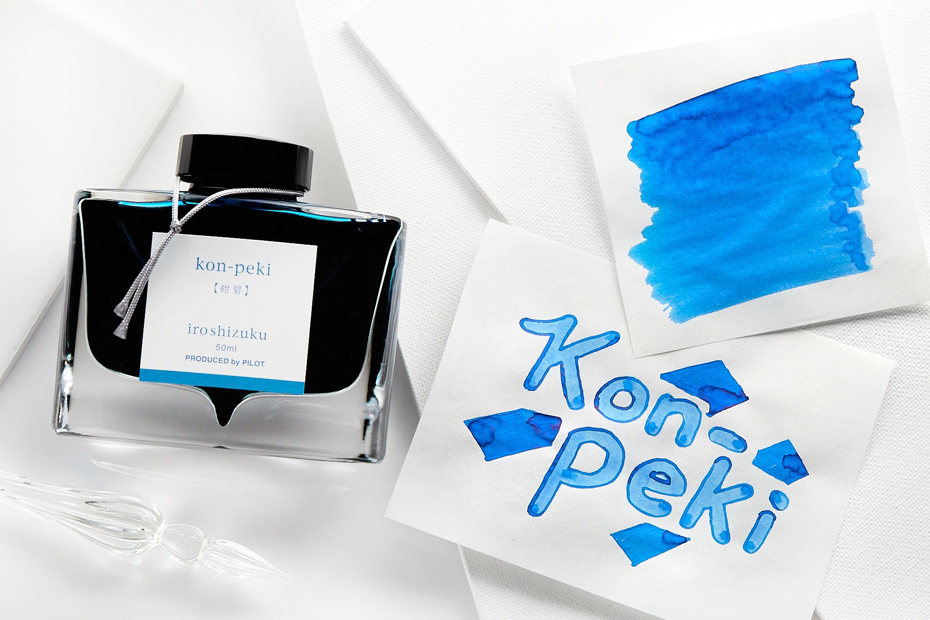 Pilot Iroshizuku Kon-peki - Ink Sample