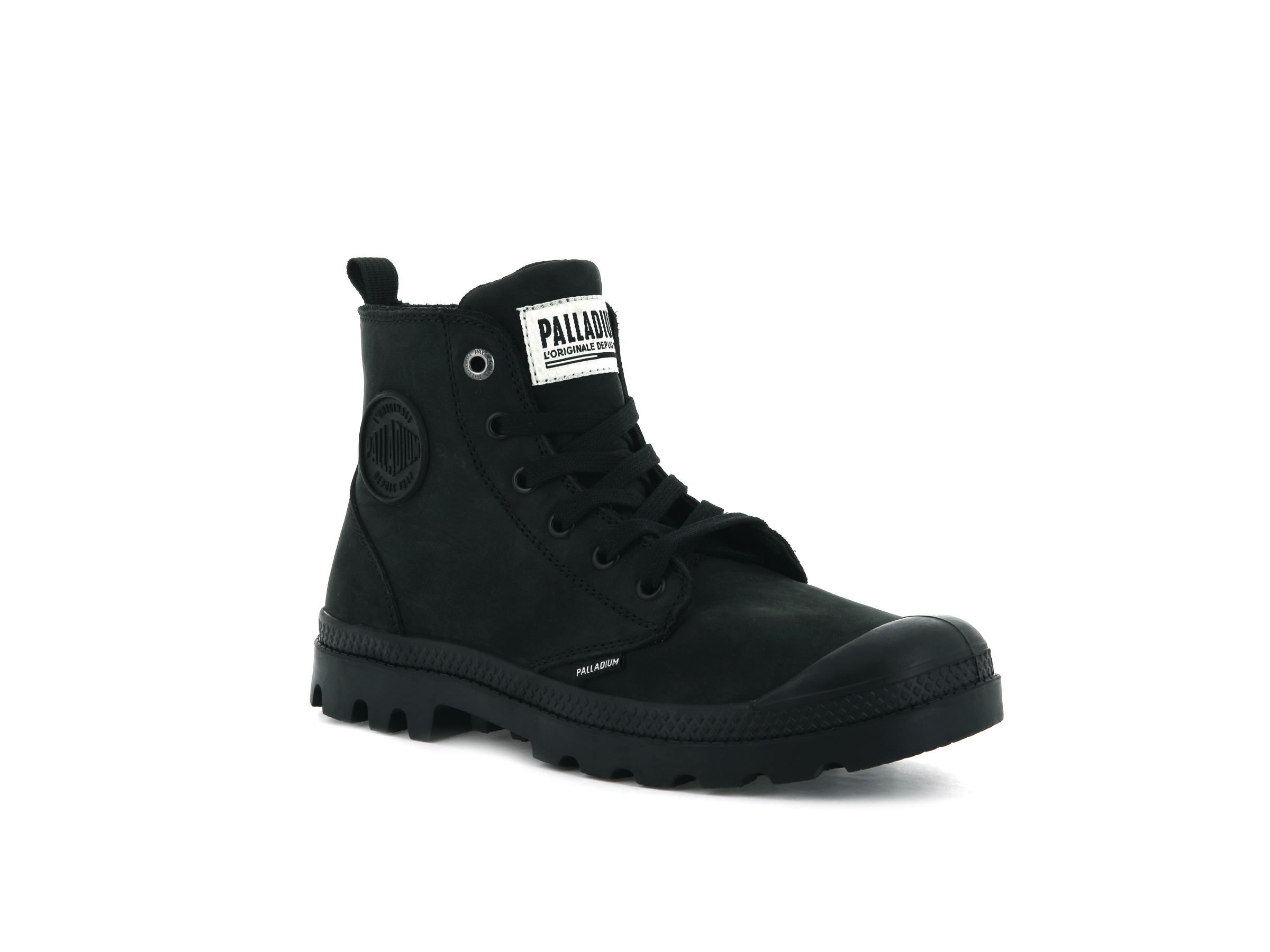 96440-008-M | PAMPA HI ZIP NUBUCK | BLACK