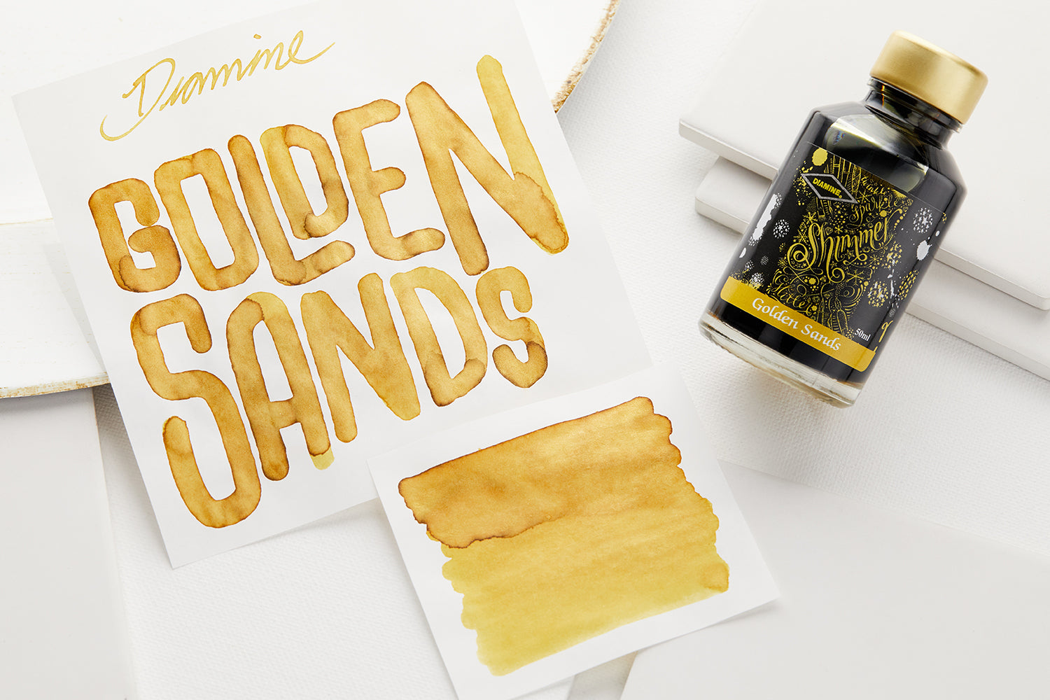 Diamine Golden Sands - 50ml Bottled Ink