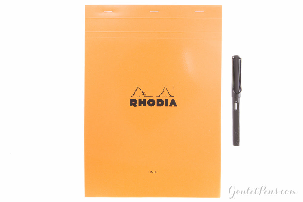 Rhodia No. 18 A4 Notepad - Orange, Lined