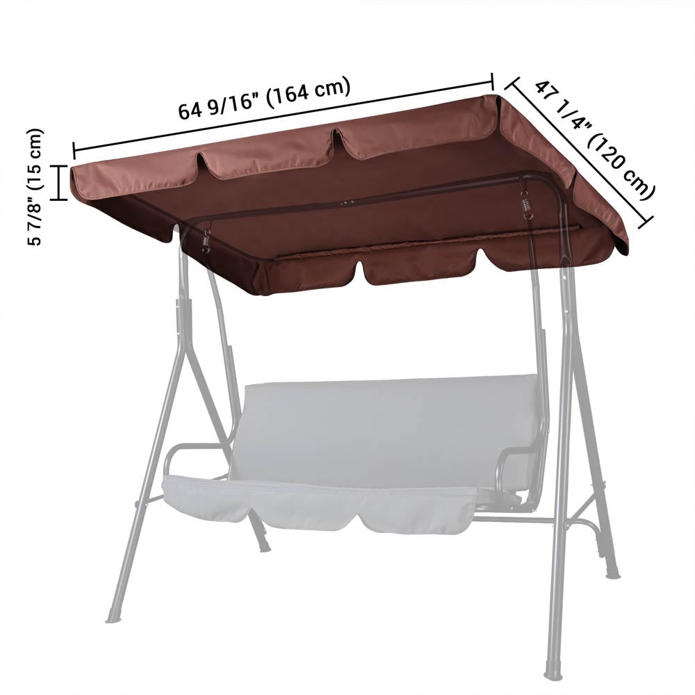 Yescom Patio Porch Replacement Swing Canopy 64x47