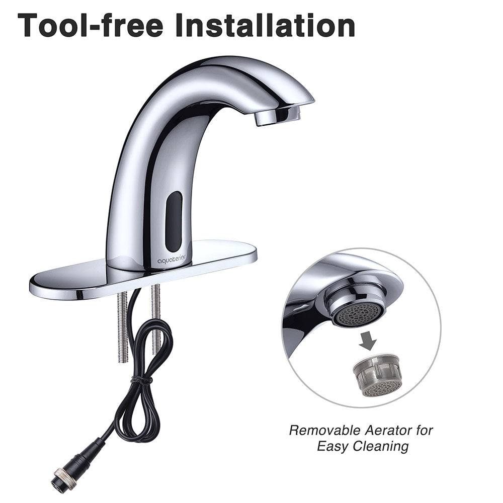 Aquaterior 5 Motion Sensor Touchless Bathroom Faucet