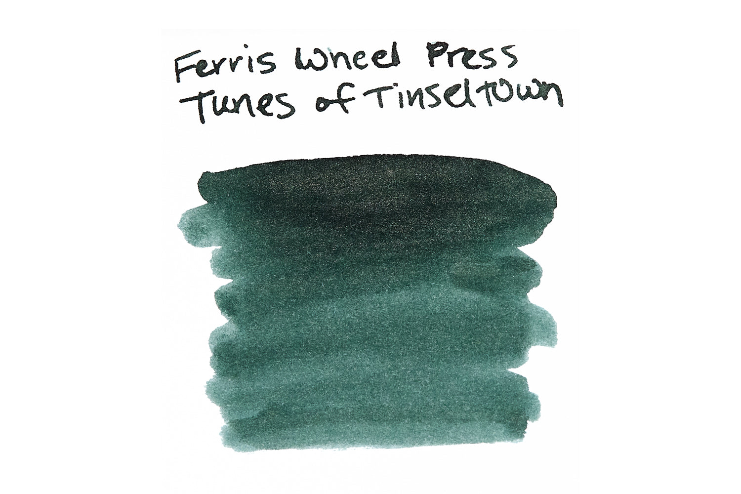 Ferris Wheel Press Tunes of Tinseltown - Ink Sample