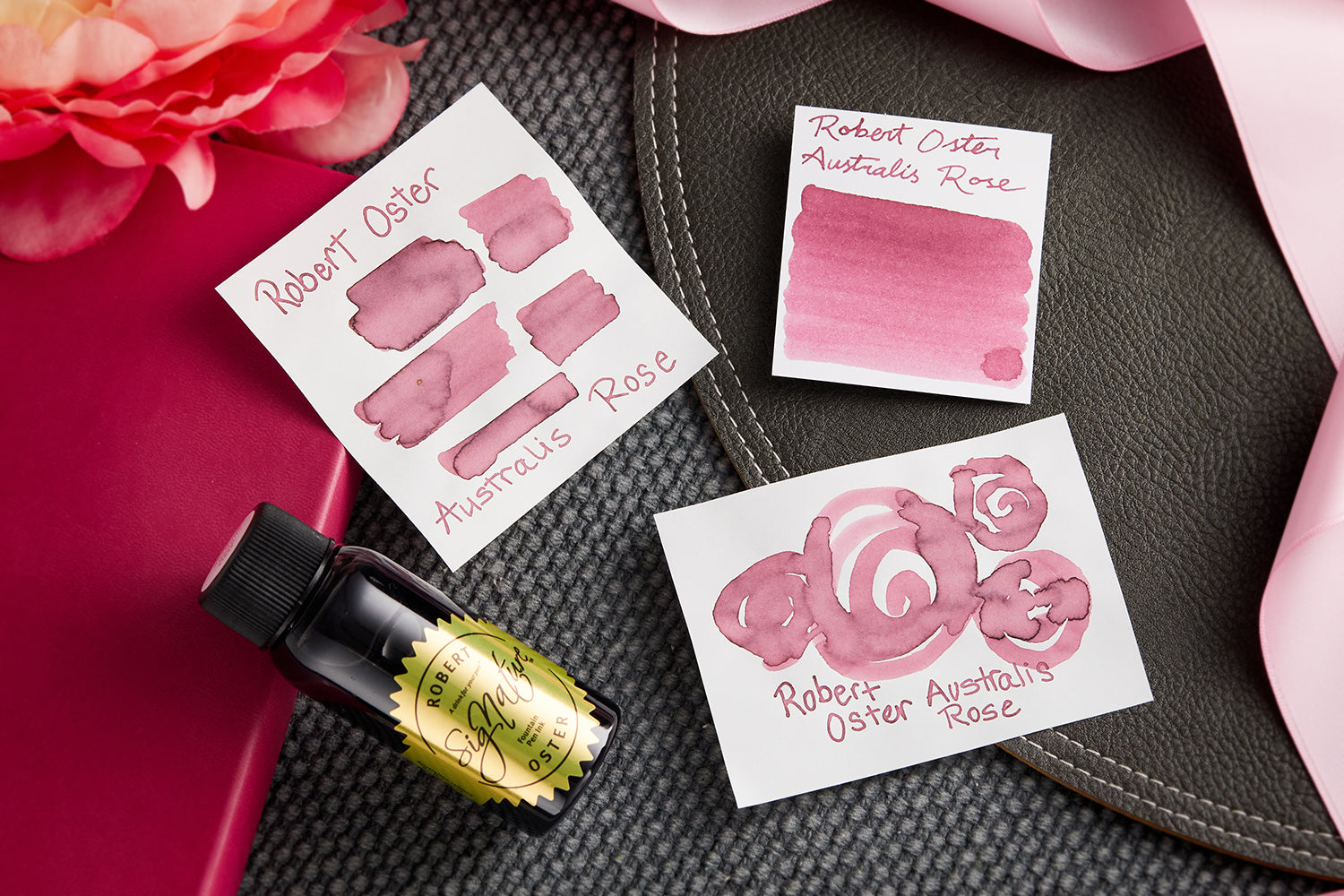 Robert Oster Australis Rose - Ink Sample