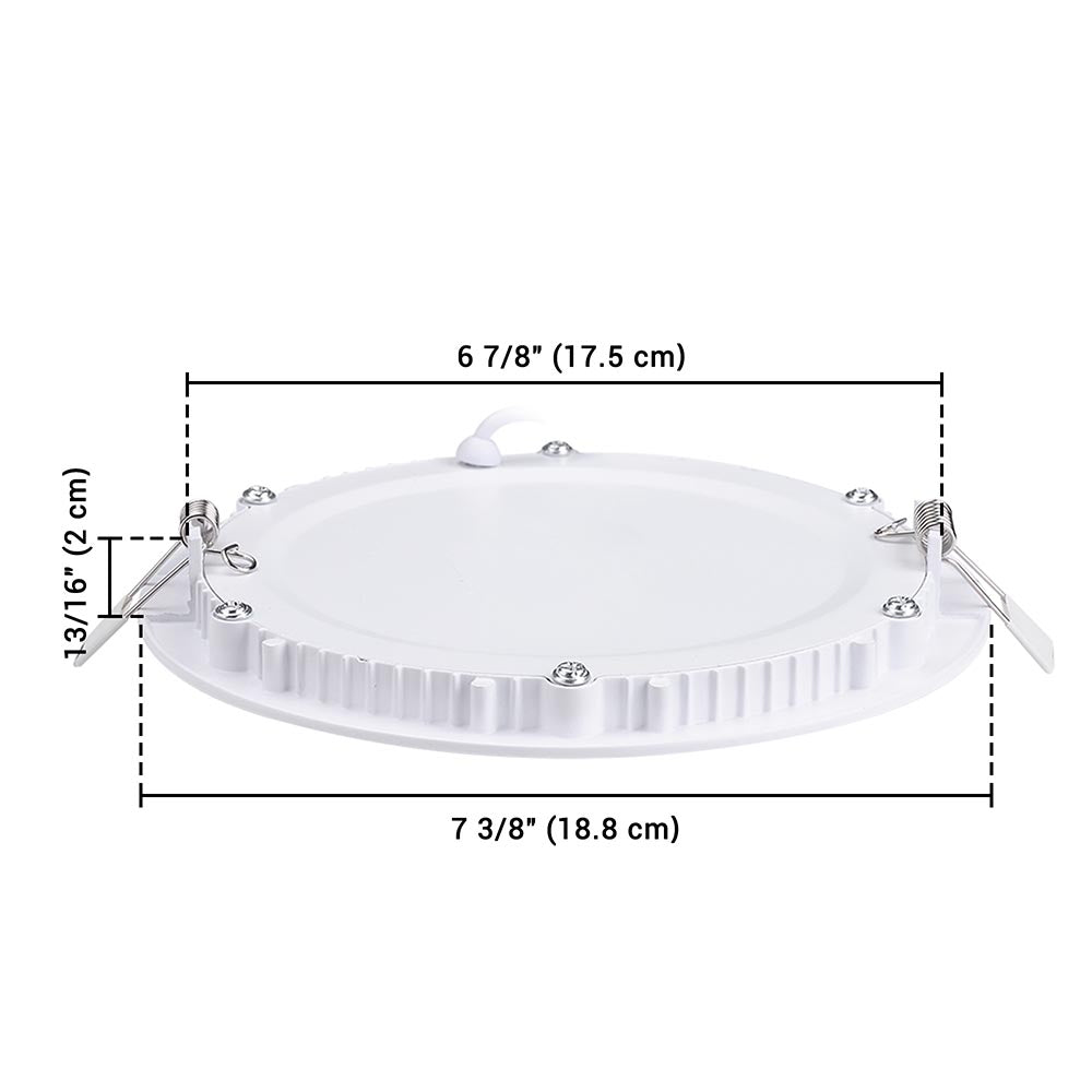 Yescom 15W LED Recessed Ceiling Light w/ Driver Warm White