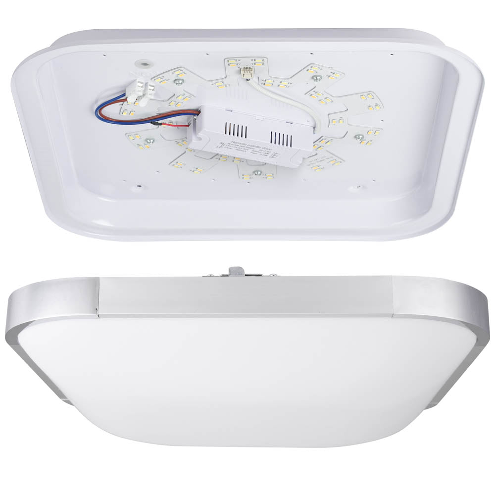 Yescom 36w 15in Flush Mount Dimmable LED Ceiling Light Fixture Remote