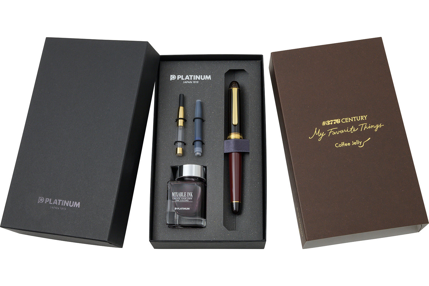 Platinum #3776 Century Fountain Pen - Coffee Jelly (Limited Edition)