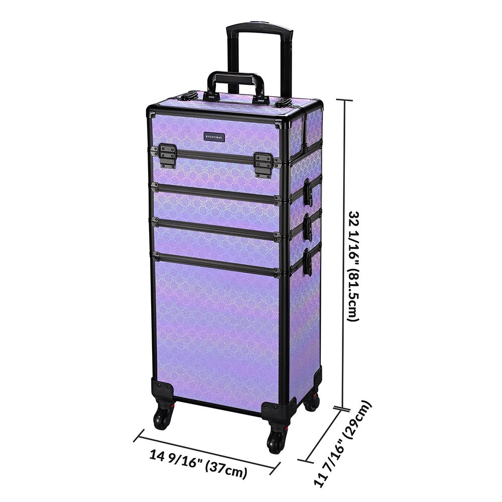 Byootique Rolling Makeup Case ForgetMeNot Artist Travel Case (Preorder)