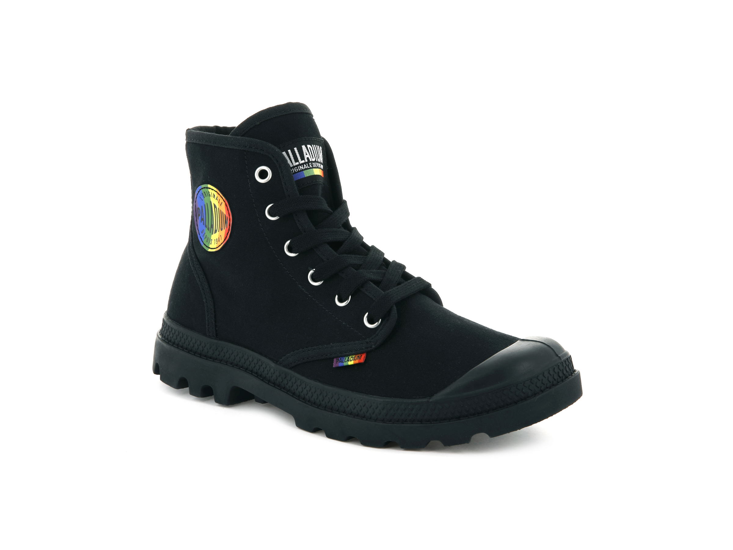 76521-054-M | PAMPA PRIDE | BLACK/RAINBOW