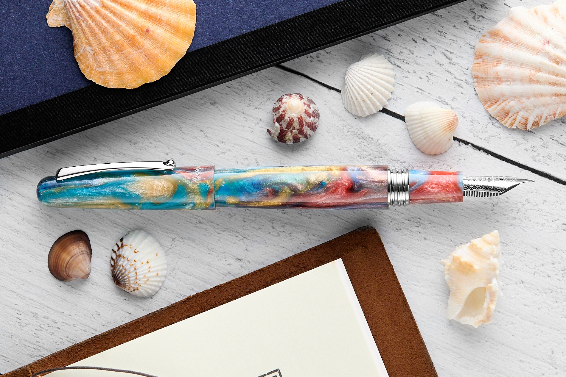 Montegrappa Elmo 01 Fountain Pen - Barrier Reef (Limited Edition)