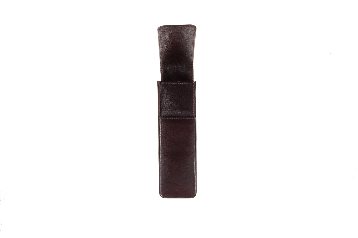 Girologio Double Magnetic Closure Pen Case - Oxblood