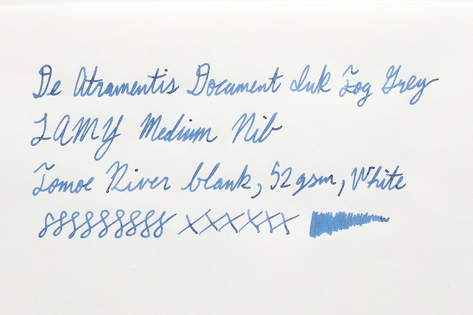 De Atramentis Document Ink Fog Grey - Ink Sample