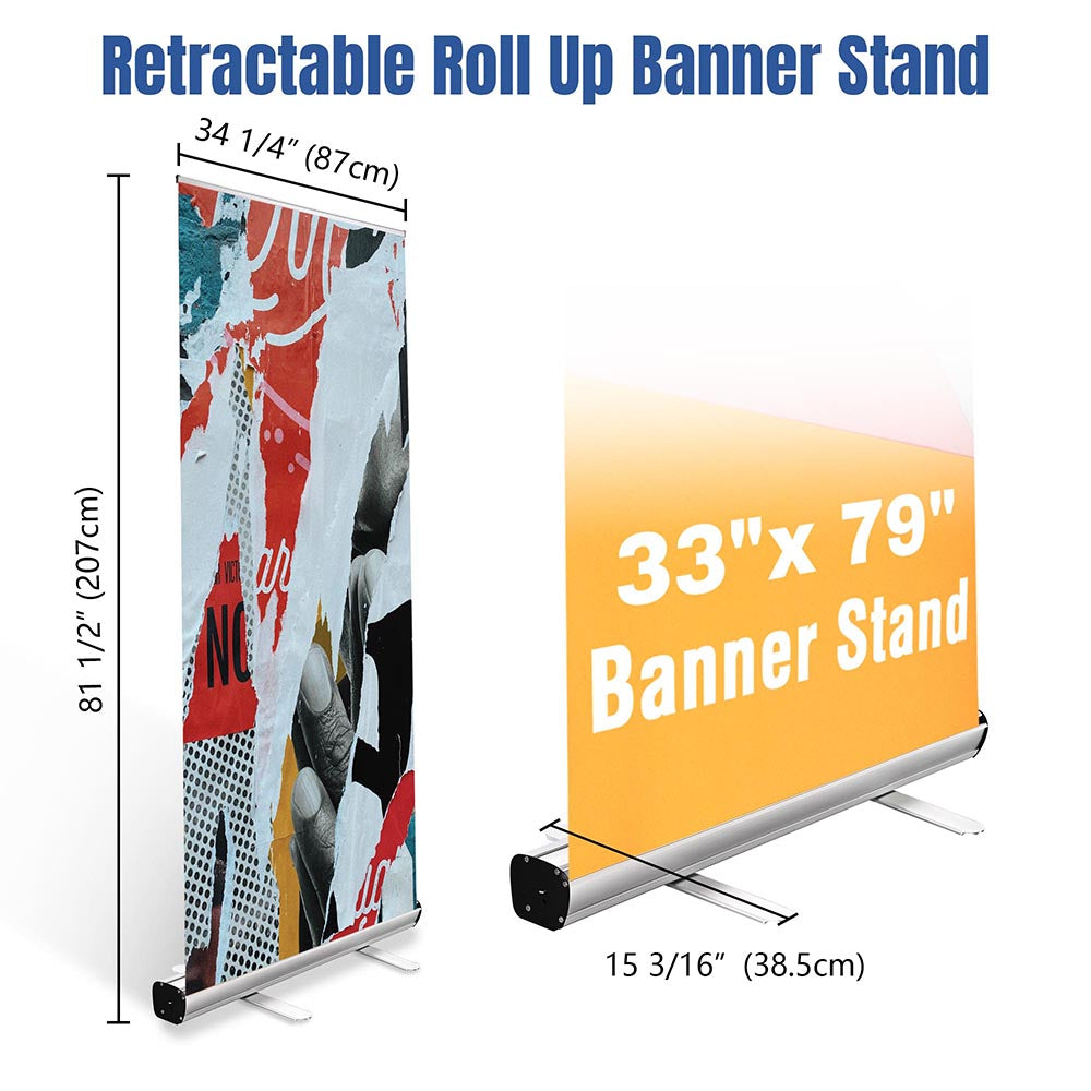 Yescom Retractable Banner Stand 33 x 79 Base 10ct/pack