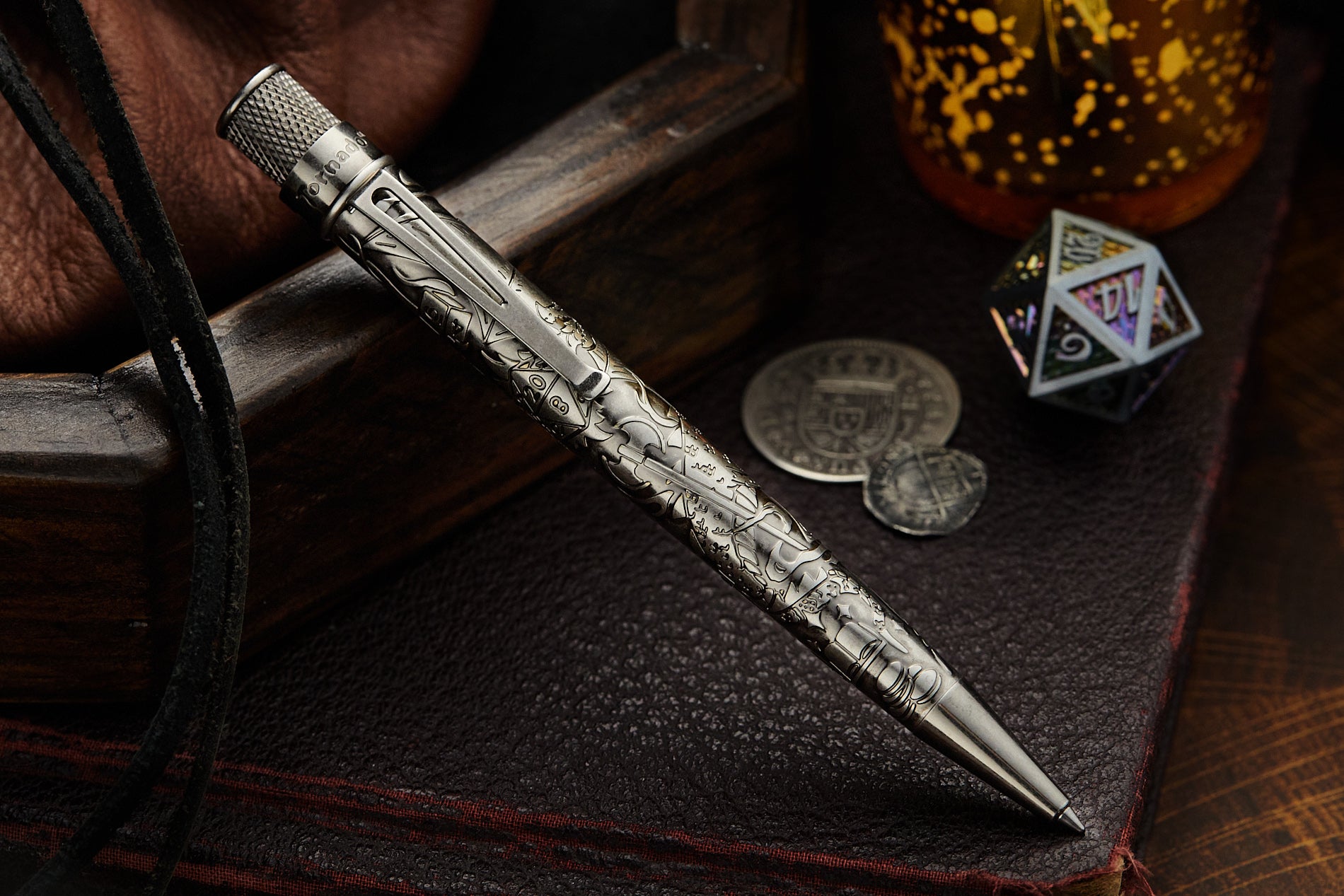 Retro 51 Tornado Rollerball Pen - Fire & Dice (Special Edition)