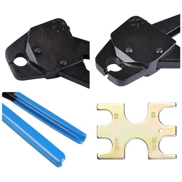 Yescom 1/2 Copper Pex Crimp Tool Ring Crimper w/ Gauge