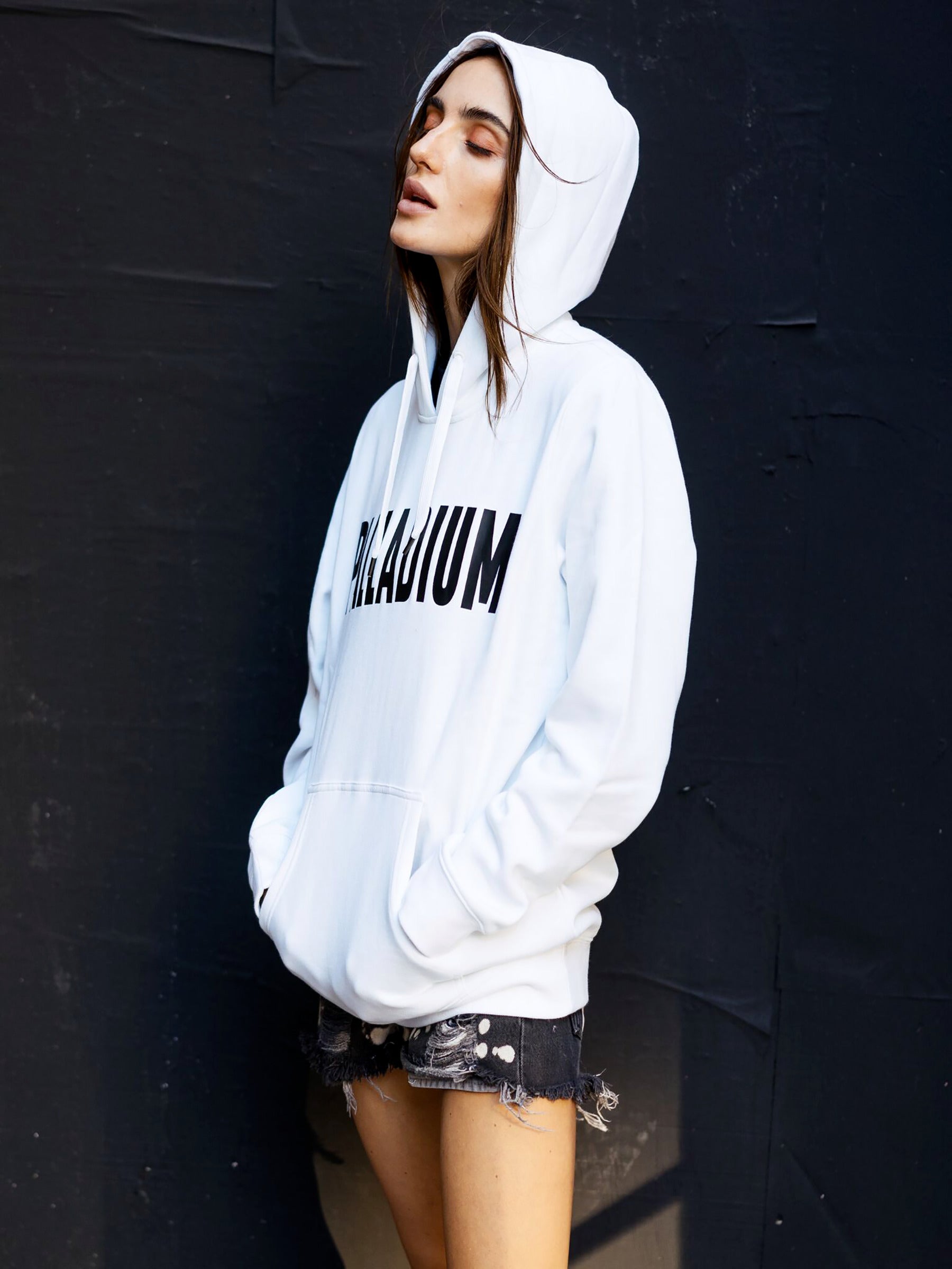 172417-100 | PALLADIUM HOODY | WHITE