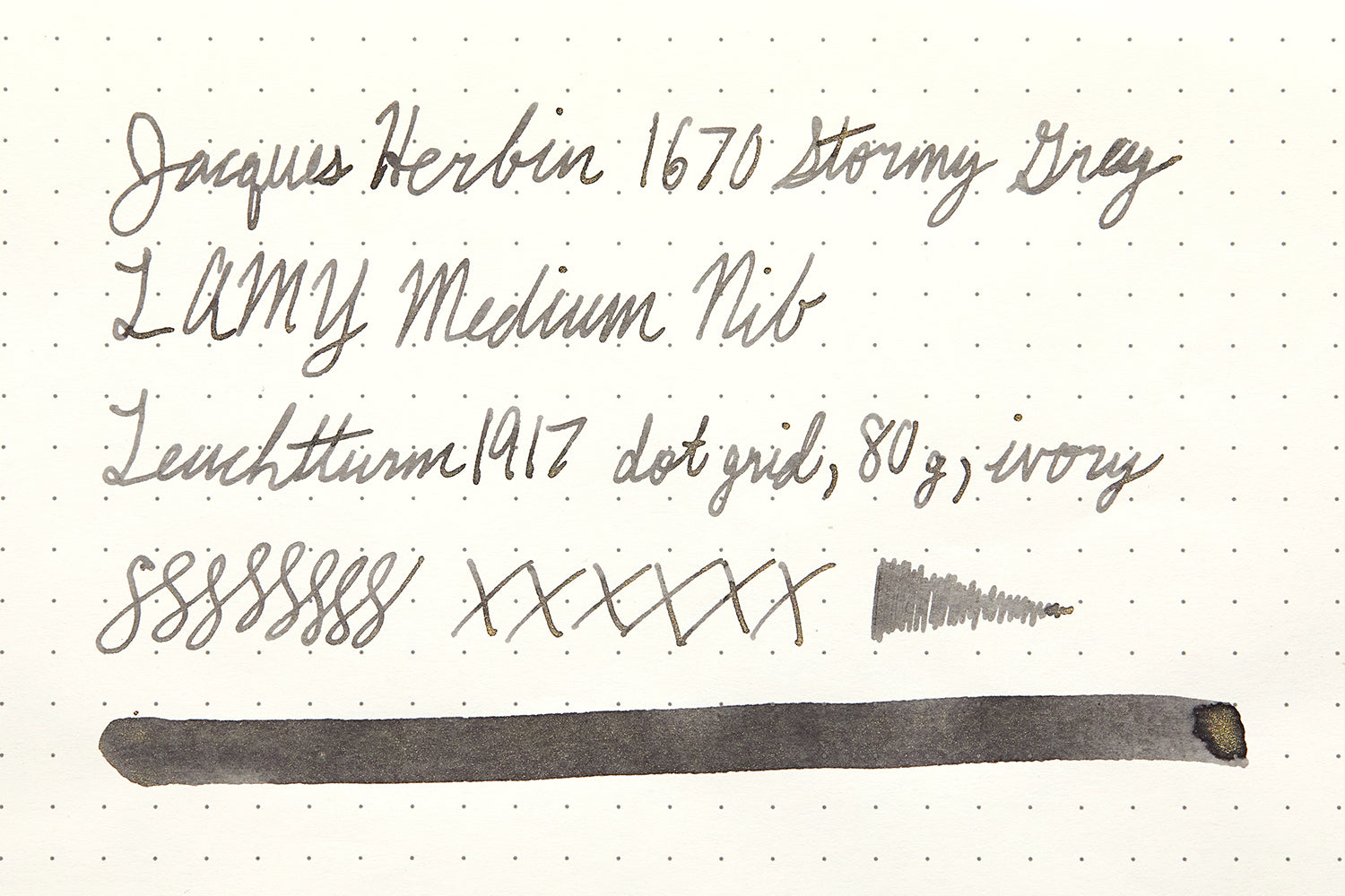 Jacques Herbin 1670 Stormy Grey - 50ml Bottled Ink