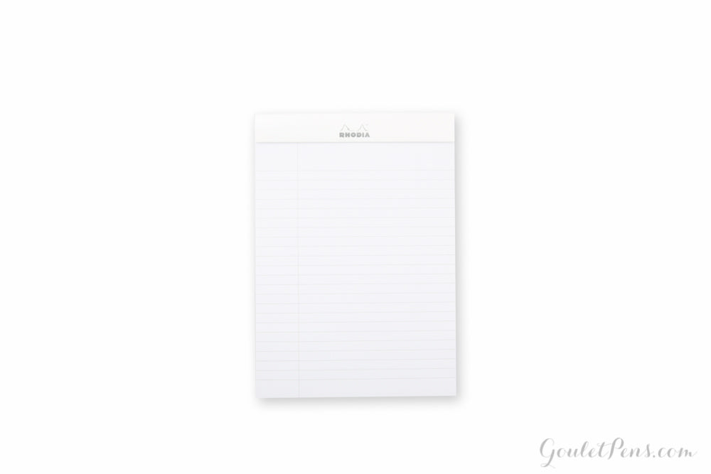 Rhodia No. 16 A5 Notepad - Ice White, Lined