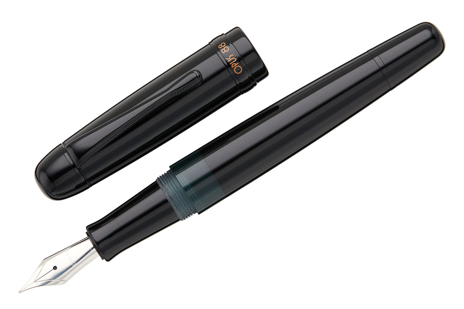 Opus 88 Jazz Fountain Pen - Solid Black