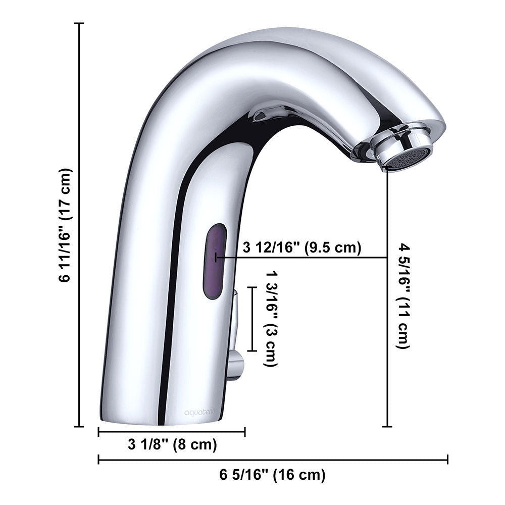 Aquaterior Touchless Lavatory Sink Faucet Hot & Cold 7