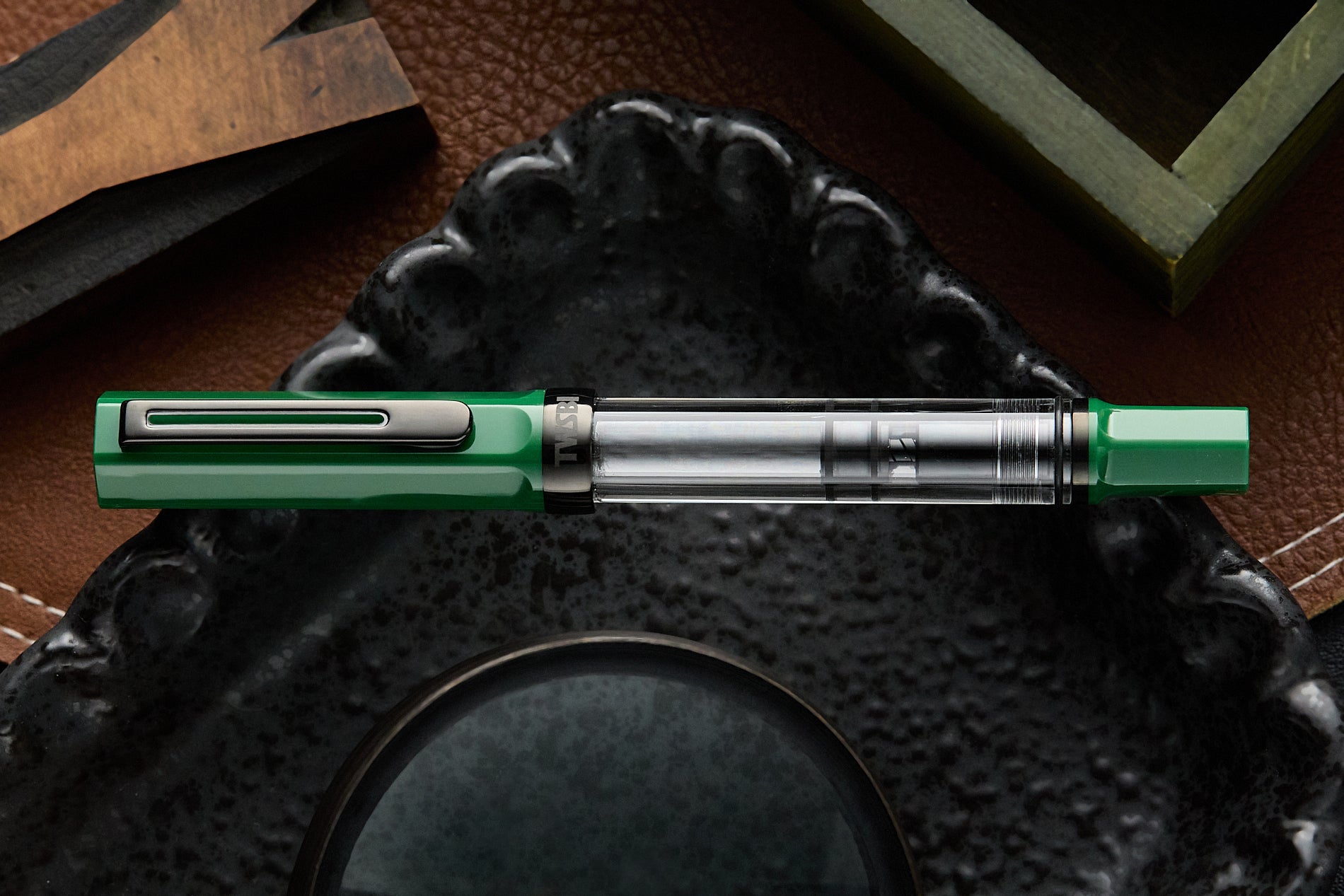 TWSBI ECO Fountain Pen - Irish Green w/ Onyx