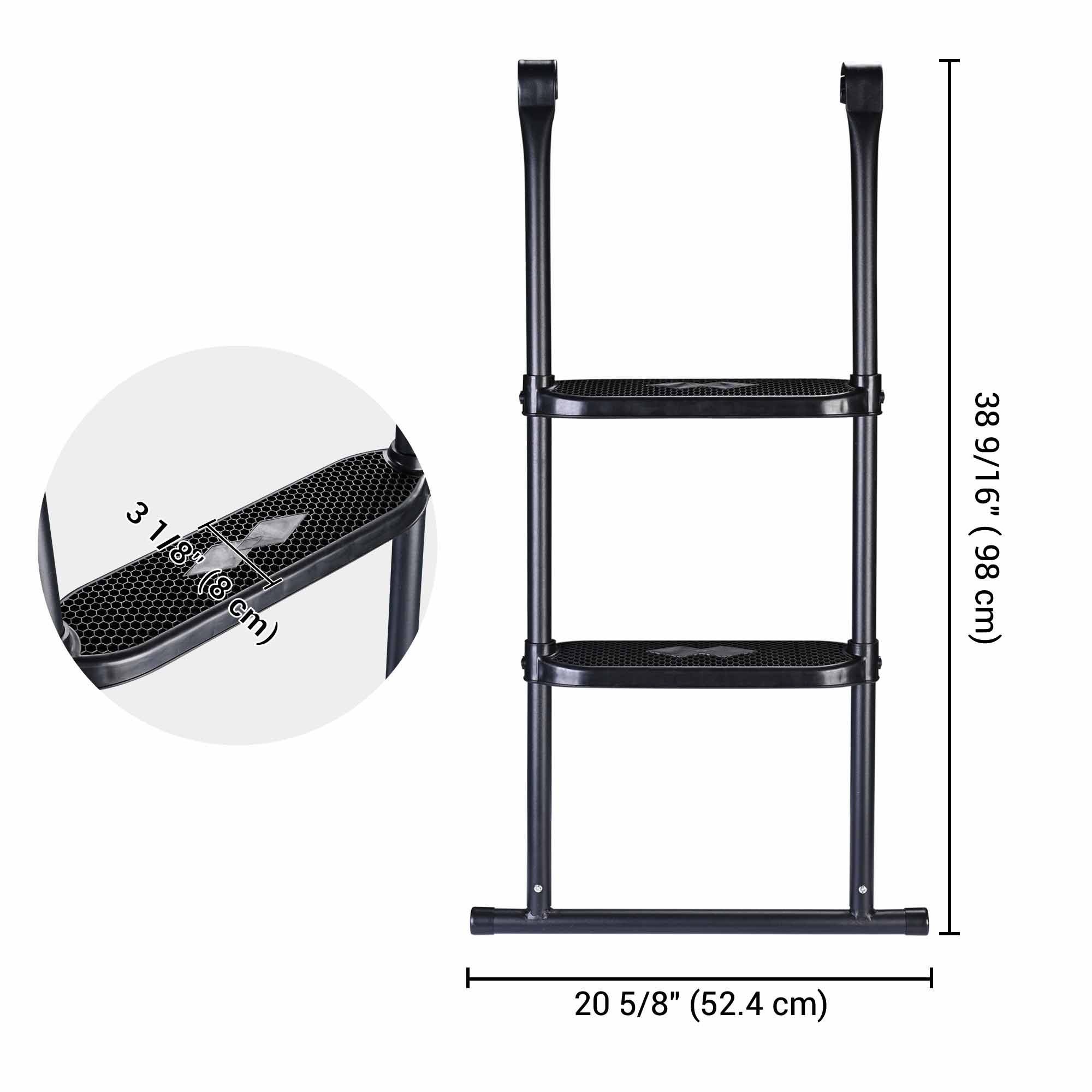 Yescom Trampoline Ladder-2 Steps for 12-14ft trampoline