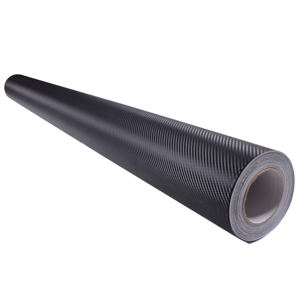 Yescom Carbon Vinyl Wrap Roll 5' x 100' Auto Car 3D Sticker Black