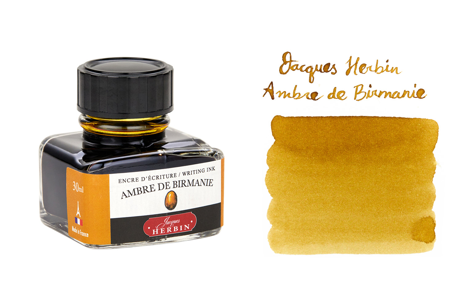 Jacques Herbin Ambre de Birmanie - 30ml Bottled Ink