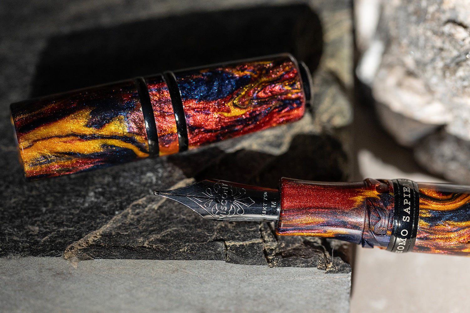 Visconti Homo Sapiens Earth Origins Fountain Pen - Fire (Limited Edition)