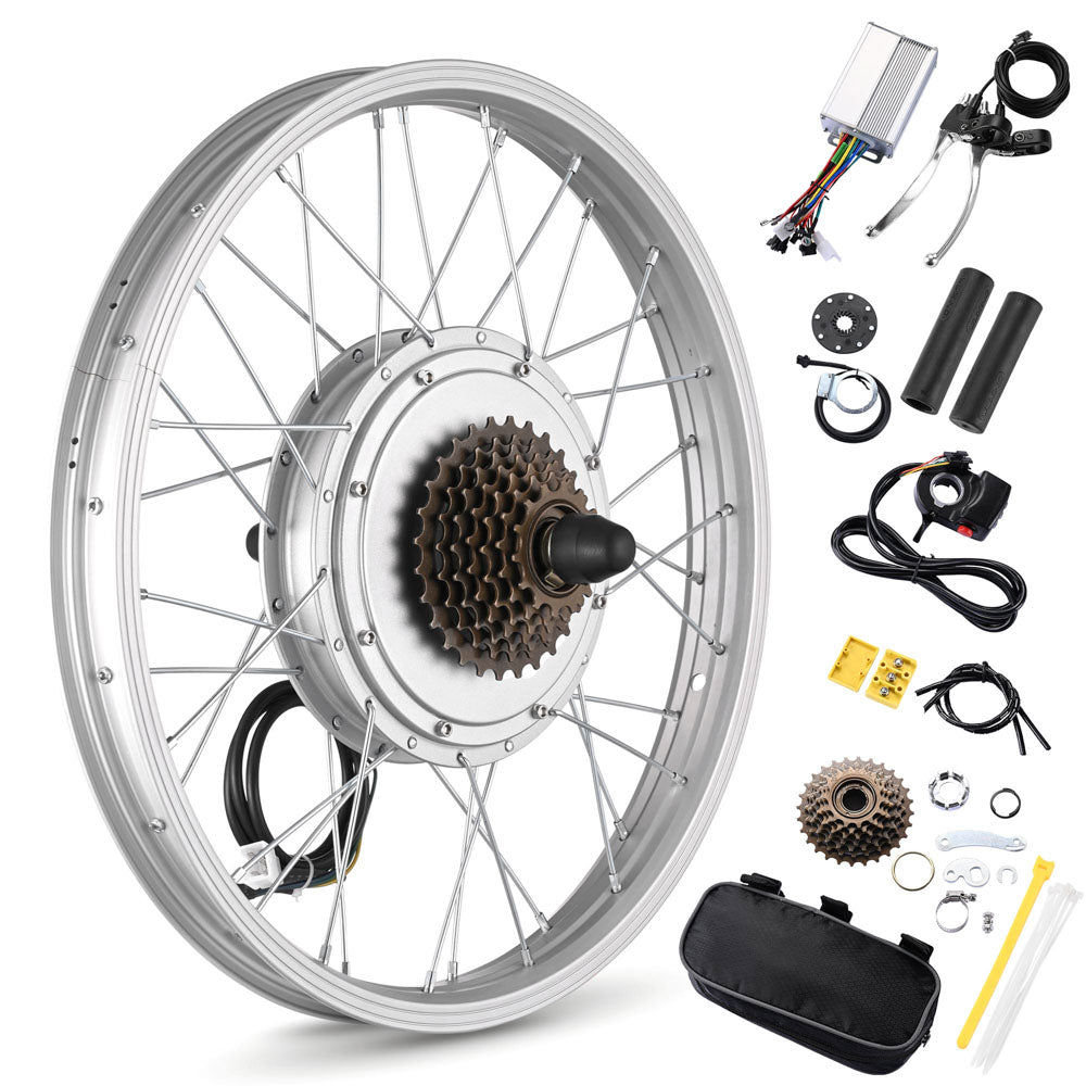 Yescom 20 Electric Bicycle Motor Rear Wheel Kit 36v 750w