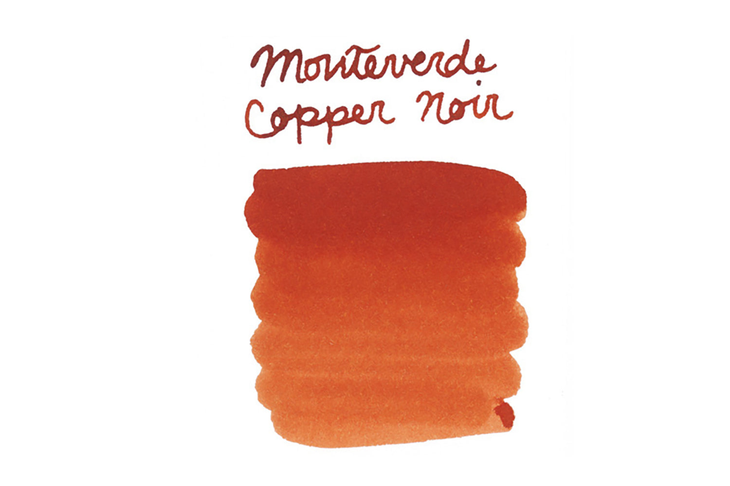 Monteverde Copper Noir - Ink Sample